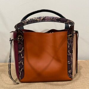 COACH | Harmony Hobo in Colorblock Snakeskin